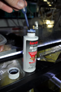 Dosing methylene blue is said to perform a number of beneficial functions in artificial incubation.