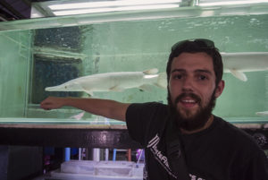 The author with a truly impressive platinum gar- modestly priced at $10K (US)