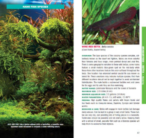 The book starts of the species selections looking at fishes.