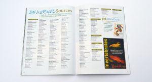 Looking for a single-issue copy of our printed magazine? Try one of the many excellent local aquarium shops who carry AMAZONAS. You can even find this list on our website!