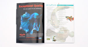 The Table of Contents for the September/October 2015 issue of AMAZONAS Magazine.