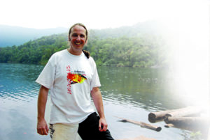 Hans-Georg Evers, now honored with the naming of Corydoras eversi, a fish he first collected in 1998.