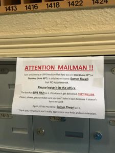 ATTENTION MAILMAN!