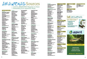 Looking for a single-issue copy? Try one of the many excellent local aquarium shops that carry AMAZONAS Magazine.