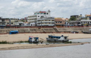 Santarém's waterfront at the juncture of the Tapajós and Amazon rivers