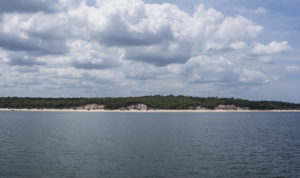 With clear water, white sand beaches, and tropical forests, the lower Tapajós could almost be confused for a Caribbean Island