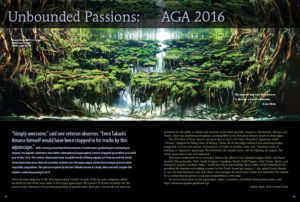 In what has become an annual tradition, we once again are delighted to share the winning aquascapes from the Aquatic Gardeners Association's annual Aquascaping Content. The 2016 pictorial is introduced by the AGA Contest Chair, Bailin Shaw.