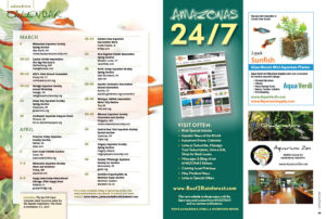 The latest AMAZONAS Magazine Aquarium Events Calendar. Have an aquarium event? Send Janine Banks an email to make sure we know about it!
