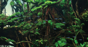 A slice of “The Trip”, 1st place winner of the Aquatic Garden, 200–320 L category. Yang Yufan, of Chingquing, China, created this masterpiece. See the full aquascape and learn more about it below.