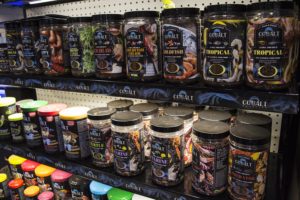 Cobalt Aquatics launched a variety of new products at the show, including their new line of ultra premium fish foods