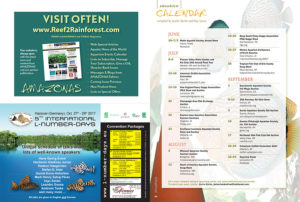 Find out what’s happening and where in the aquarium world. Have an event coming up? Send Janine Banks an email to make sure it gets posted online and in print.