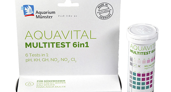Uber-Simple One-Dip 6-in-1 Water Test Strip from Aquarium Münster