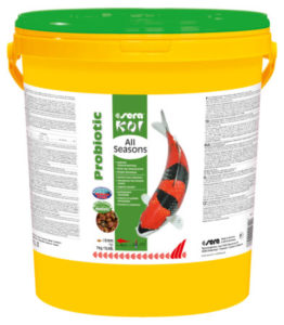 sera Koi All Seasons Probiotic in a 7 kg / 21 L bucket