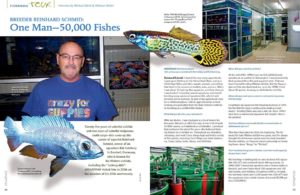 in Ensdorf, Germany. Schmid is best known for his Cichlid production, the hatchery being responsible for introducing aquarium strains such as the Iceberg Ahli and the hypomelanistic Turquoise Aulonocara.