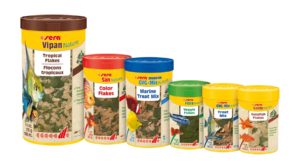 sera's new Nature line of aquarium fish foods.