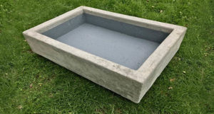 Concrete Basin Planter