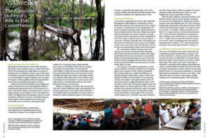 Viewpoint: German biologist Peter Rockstroh, who now resides in Colombia, reminds readers of the aquarium hobbyist's role in conservation.