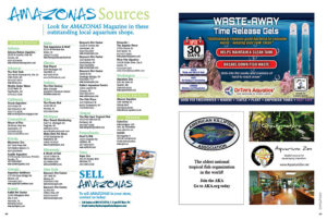 Now more than ever, your local fish shop needs your support! You can find AMAZONAS Magazine being offered by independent pet retailers throughout the U.S. and around the globe! If you're in need of a good read or trying to locate a back issue, why not give 'em a call and see if they have what you're looking for! You can view this list online as well. Want your shop listed? Email janine.banks@aquaticmediapress.com to find out how!