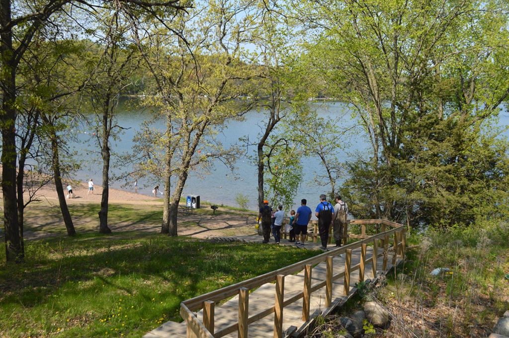 A beautiful spring day and growing COVID vaccination rates combine for the perfect opportunity to gather outdoors with fellow aquarists to do a little fishing. We started our day at Square Lake in Washington County, a 30-minute drive northeast of St. Paul, MN, and near the St. Croix River.